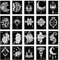 20 Blatt Tattoo Schablone Kit,Temporäre Tattoo Schablonen,Glitzer Henna Schablonen,Wiederverwendbare Tattoo Vorlagen Schablonen,Glitzertattoos Schablone für Kinder & Erwachsene Gesicht Hand Fuß Finger