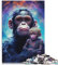 Puzzle für Erwachsene 1000 Teile Art Monkey DIY-Puzzle-Spielzeug 26 x 38 cm anspruchsvoll zu vervollständigen Aber lustig und humorvoll für Teenager ab 14 Jahren