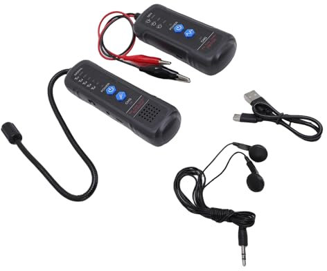 FAUOSWUK Advanced Circuit Tracer, Wire Tracer Electrical in Wall Underground Short Open Detection, Cable and Network Tester High Voltage Wire Tracker