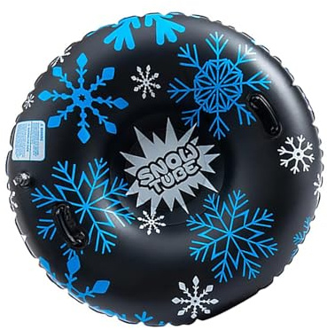 HVRFJXI Robuster 47-Zoll Winterschlauch Mit Zuggurten Tragbares Luftgefülltes Design Für Skigebiete Und Schneeparks Schneeschlittenzubehör Aller Epochen