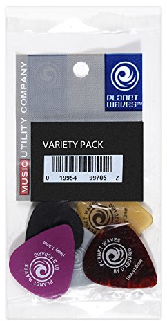 Planet Waves 1XVP4-5 Plektren Set Medium Variety Pack (5-er Pack)