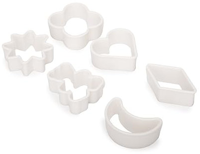 Fackelmann Backen Cookie Cutter auf, ABS, bunt, 6 Stück