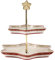 Villeroy & Boch Winter Bakery Delight Etagere Ilex, Premium Porzellan, Weiß/Rot/Beige