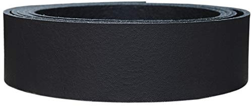 Lederriemen Rindsleder 'Pull Up', in vielen Farben, Gürtelleder, Lederstreifen, Farbe:schwarz, Breite:4cm breit