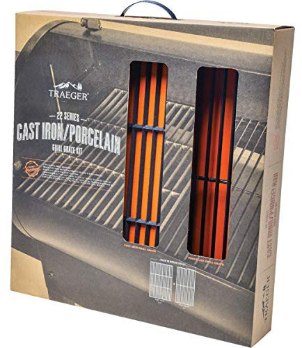 Traeger Grills BAC366 10525 22S Eisen-/Prcln-Rost-Set