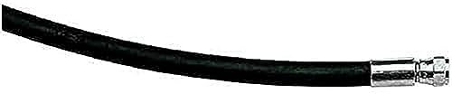 Best Divers Frusta Standard/Gomma, Manometro 60 cm, 7/16 f, 7/16 m, Nero