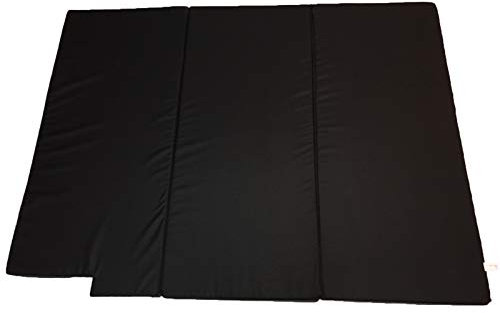 Premium Schlafauflage für V-Klasse | Klappmatratze 185x138x6 cm, Schwarz | Faltbare Matratze für Bus, Faltmatratze Camping