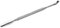 Rui Smiths Profi Doppelendiger hypoallergener Edelstahl-Metallschieber (Nagelhautschieber) Cuticle Pusher - Stil No. 111