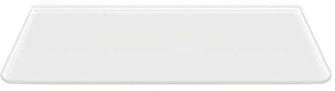 ECOfoxx 6mm ESG Glas Küchenrückwand Spritzschutz Herd Fliesenspiegel Glasplatte Rückwand viele Größen (Milchglas, 100x50Rcm)