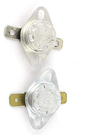 Aexit 2pcs KSD301 Thermostat Thermostat 120 Degré N.C AC 250V 10A 861V112