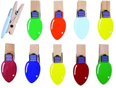 MÉGACRÉA Megacrea DIY Mini -zange Bettwäsche aus Holz Teelichter 5,5 cm 10 Pie