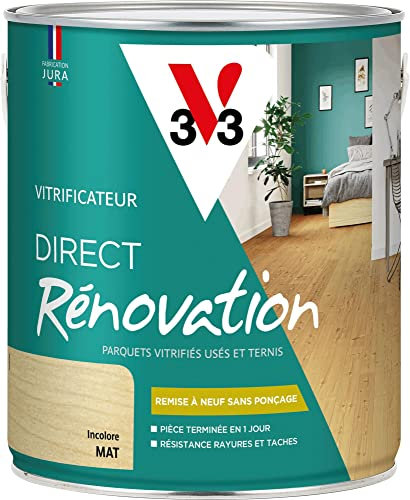 V33 Vitrificador de parquet, Directo Renovación, Incoloro Mate 2,5L