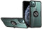 SORAKA Clear Case for iPhone 11 with 360 degree rotation Ring Holder Slim Fit Case Transparent acrylic Cover Silicone Bumper,with Metal Plate for Magnetic Car Phone Holder