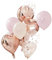Ginger Ray Blush and Rose Gold Balloons Bundle 12 Stück Mix It Up, Kunststoff Nylon, Roségold, Rosa