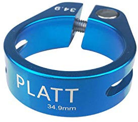 PLATT Abrazadera para sillín de bicicleta, superligera, aluminio, 28,6/31,8/34,9 mm