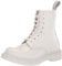 Dr. Martens Damen 1460 Mono Mode-Stiefel, Weiße Lacklampe, 38 EU