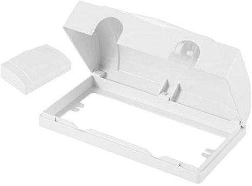 Protection de prise électrique blanche à double prise de courant pour enfant