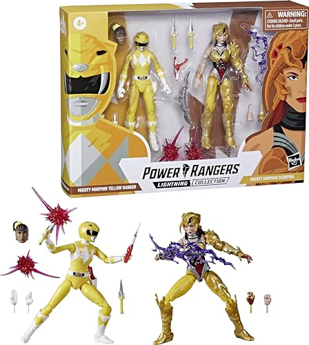 Power Rangers Lightning Collection Mighty Morphin Yellow Ranger Vs. Scorpina 2er-Pack