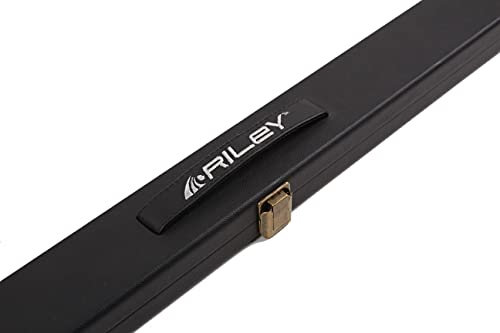 Riley Unisex-Adult Hard Case for 3/4 Cut Cue with Extensions, Black, 3 Piece