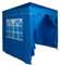 Defacto Gazebo da giardino, tenda pop-up per feste, gazebo pieghevole, 2 x 2 m, protezione UV 50+, 100% impermeabile, include 4 parti laterali, borsa per il trasporto con corde e picchetti (blu)