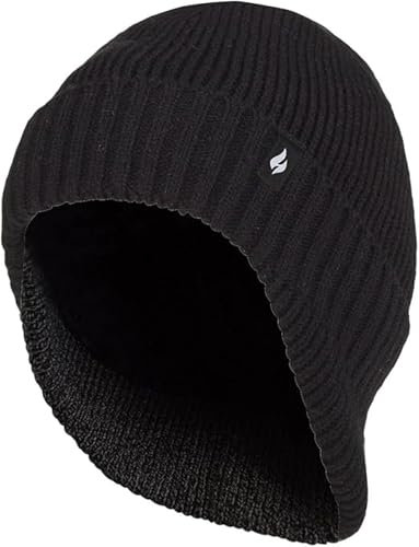 HEAT HOLDERS SOCKSHOP Mens Expedition Drop Neck Hat Pack of 1 Black One Size