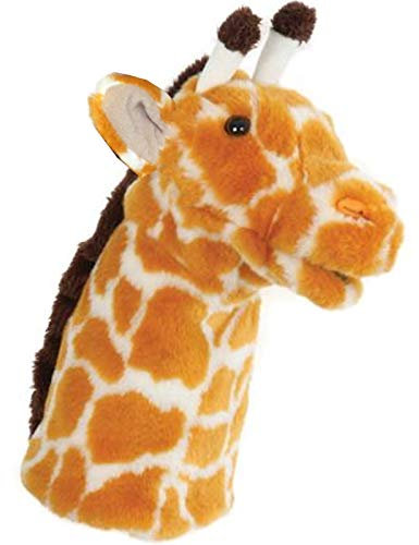 alles-meine.de GmbH Handpuppe - Giraffe Okapi - Wildtier Afrika Tier - Zootier Zoo Handspielpuppe - Kasperletheater - für Kinder & Erwachsene - Plüschtier/Handspielpuppen