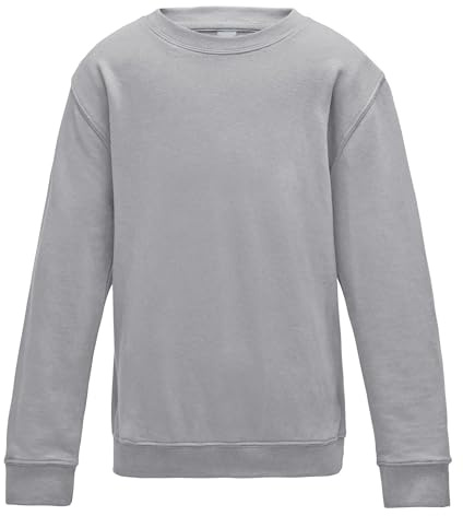 AWDis Just Hoods JH30J Kids Sweatshirt - Heather Grey - 1-2 Years