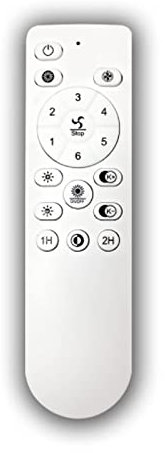 CHANFOK Remote Control for Ceiling Fan White (for Standard Version)