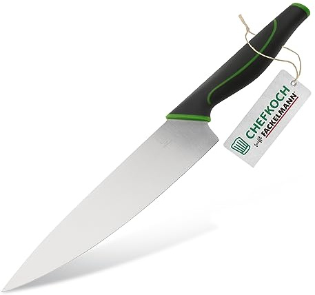 CHEFKOCH Chefmesser groß – Messer zum mühelosen Schneiden von Fleisch, Fisch & Gemüse – Scharfe Klinge aus Premium Edelstahl – Der Allrounder für Profis & Hobbyköche