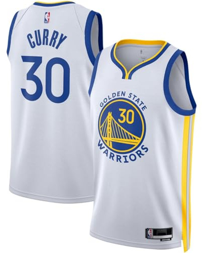 Stephen Curry Golden State Warriors NBA Kids Youth 8-20 Association Edition White Swingman Jersey