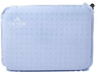 TETON Sports Skyline Selbstaufblasendes Campingkissen, Blaustein