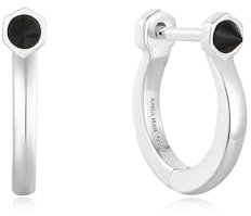 Ania Haie Damen-Creolen 925er Silber Zirkonia One Size Silber 32026260
