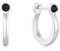 Ania Haie Damen-Creolen 925er Silber Zirkonia One Size Silber 32026260