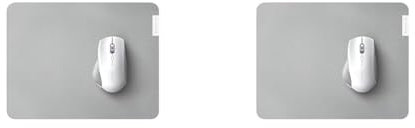 Razer Pro Glide - Soft Mouse Mat for Office Productivity (Thick and High-Density Rubber Foam, Textured Micro-Weave Cloth Surface, Anti-Slip Base, 360 x 275 x 3mm) Grey (Pack of 2)
