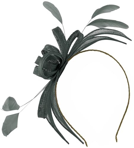Failsworth Millinery Aliceband Sinamay Fascinator - Agave, One Size