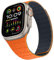 ZZDZZ Compatibile con Cinturino Apple Watch 49mm 46mm 45mm 44mm 42mm 41mm 40mm 38mm, Cinturini Silicone Magnetica per iWatch Ultra 2 Series 10/9/8/7/6/5/4/SE (49/46/45/44/42, Arancione/Blu Notte)