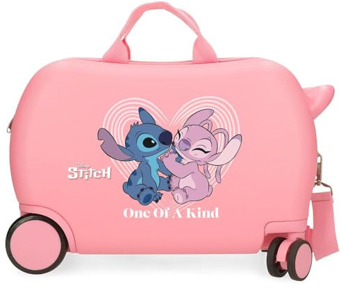 Einzigartiges Disney Stitch-Gepäck – Gepäck für Jungen, Mädchen, einzigartiges Handgepäck mit seitlichem Zahlenschloss und 4 Rädern ist aus ABS hergestellt, einem stabilen und leichten Material.