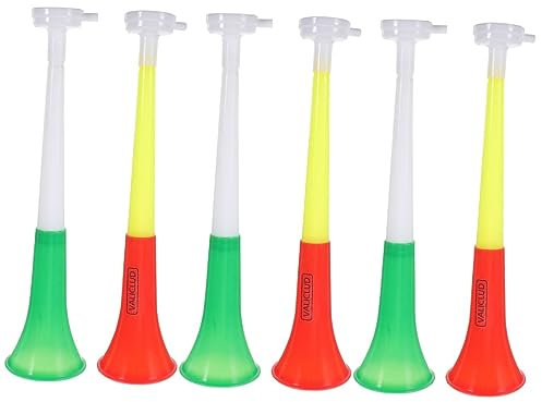 UPKOCH 6 Stk Trompete Spielzeug Sportspielzeug Für Kinder Teleskop-trompeten Spielzeug Fußballspielzubehör Für Fans Requisiten Für Kinderpartys Jubel Fernrohr Tragbar Kleinkind Plastik