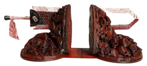 Veenewy Serre-Livres Dragon, Serre-Livres Dragon Sculpté en Résine, Serre-Livres Artisanaux en Résine Vintage, Décor de Bureau, Durable, Installation Facile