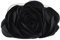 Gripit Floral Clutch Purse for Women Rose Wristlet Handbag Party Evening Bag Wedding Shoulder Bags, Black
