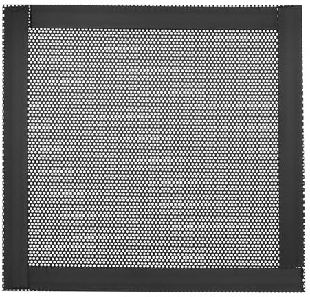 sourcing map 5PCS PC Dust Filter, 120mmx120mm PVC Computer Case Cooler Dustproof Mesh Cover Fan Grills for Computer Chassis Speaker, Black