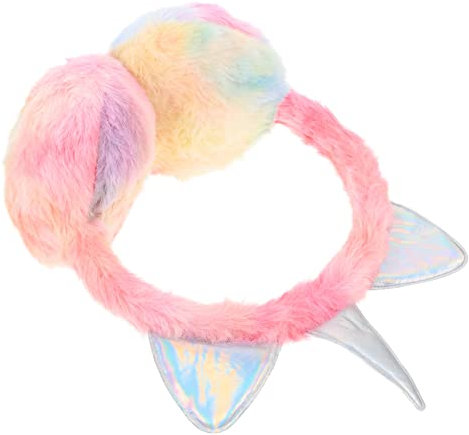 LIFKOME Cache-oreilles Licorne Bonnets De D'oreille Bandeaux D'animaux Pour Enfants Cache-oreilles D'hiver Confortable Cache-oreilles Chaud D'hiver Cache-oreilles De Noël Peluche