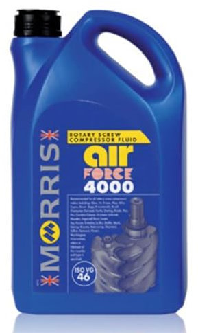 Air Force 4000 Ashless Compressor Oil ISO VG 46 – Premium Compressor Lubricant 5L, Ideal for Industrial & Automotive Compressors