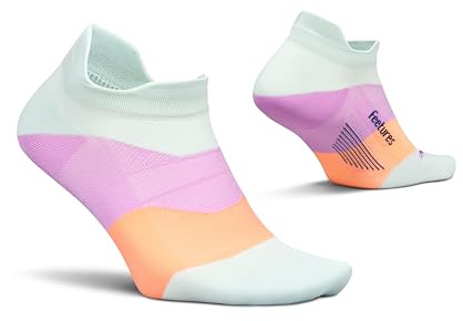 Feetures Elite Ultra Light Cushion Ankle Socks - Sport Sock with Targeted Compression - Crisp Mint, Small (1 Pack)