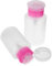 SHERCHPRY 2pcs Refillable Press Pump Dispenser Bottle for Makeup Cleansing Water and Nail Polish Remover Compact and Lightweight Empty Manicure Bottle for Travel
