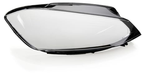 LST Scheinwerferglas Streuscheibe Hauptscheinwerfer Linsenscheibe Frontlicht Abdeckung Glas rechts transparent schwarz kompatibel mit VW Golf VII 7 5G BA5 Variant Alltrack Limousine 2017-2021