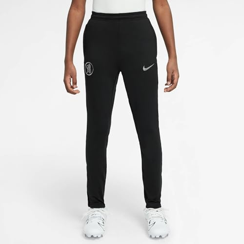 NIKE Fc Chelsea Strike Third Dri-Fit Total 90 Strick-Fußballhose Für Ältere Kinder, Black/Field Silver/Field Silver, HM4167-010, M
