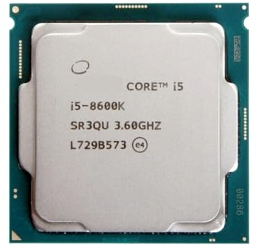 Procesador de CPU Core i5 8600K 3.6GHz Seis núcleos Seis Hilos 9M 95W LGA 1151
