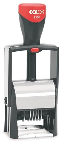 COLOP Classic Line 2106 Ziffernstempel – 6-stellig – Schrifthöhe 4 mm – Selbstfärbender Nummernstempel für Büro & Organisation
