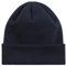 HANSEHELD Strickmütze 100% Baumwolle Marine | Basic | Baumwollstrick | Groß | Umschlag | kratzt Nicht | Beanie | Biobaumwolle | Made in Germany